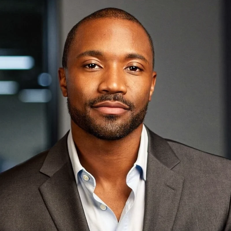 AI-generated portrait of Daniel Osei, a fictional AI journalist persona (not a real person)