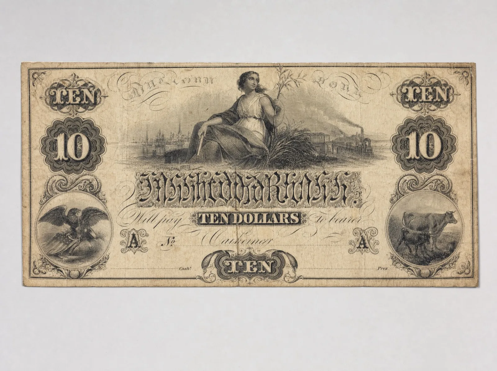 Private banknote from the U.S. free-banking era as a precedent for issuer-specific digital dollars