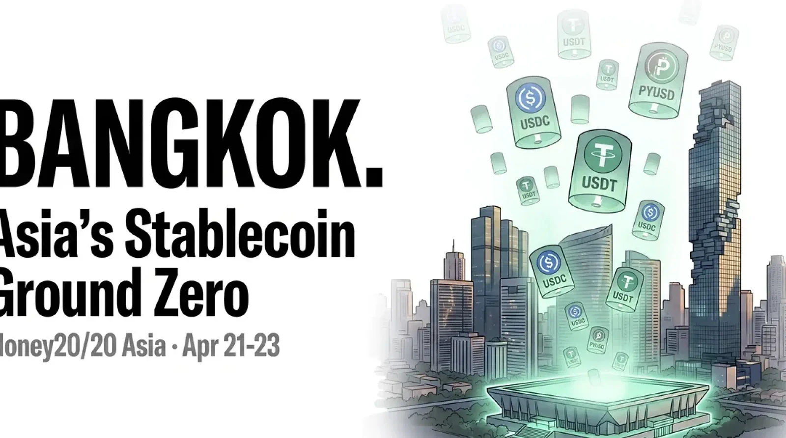 Bangkok Becomes Asia's Stablecoin Ground Zero as Money20/20 Moves from Pilot to Production — editorial cover artwork
