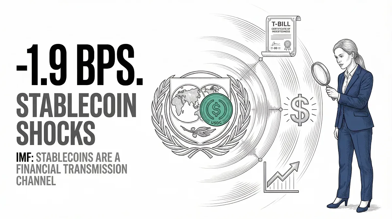 IMF Research Identifies Stablecoins as Distinct Transmission Channel for US Financial Markets — editorial cover artwork