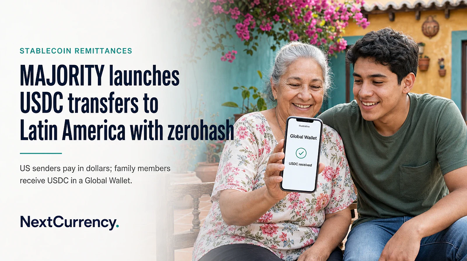 MAJORITY Launches USDC Transfers From the US to Latin America on zerohash Infrastructure — editorial cover artwork