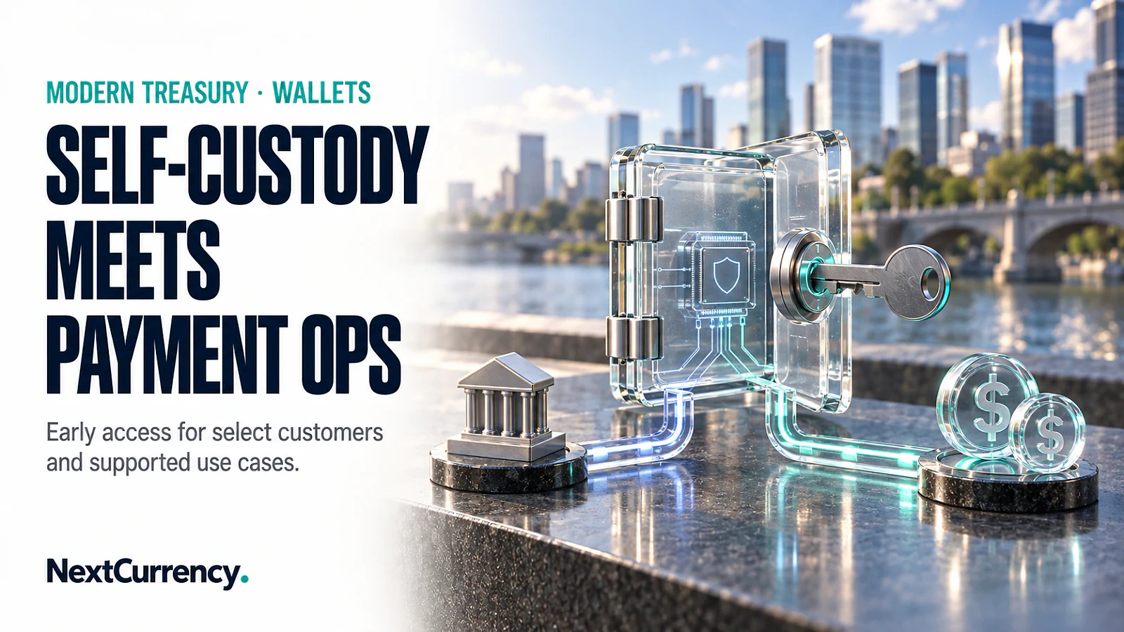 Modern Treasury Adds Non-Custodial Stablecoin Wallets in Early Access — editorial cover artwork