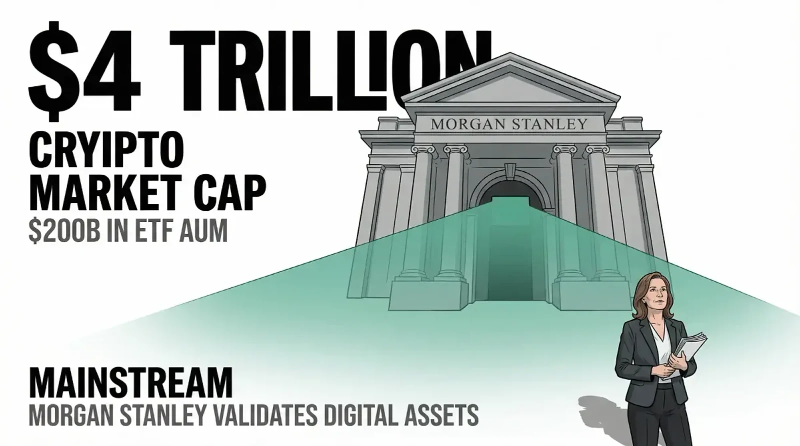 Morgan Stanley Says Digital Assets Have Pushed Into the Mainstream — editorial cover artwork