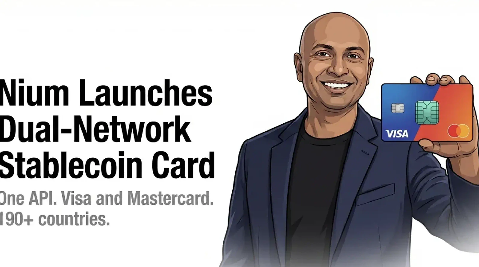Nium Launches Dual-Network Stablecoin Card Platform Spanning Visa and Mastercard Through a Single API — editorial cover artwork