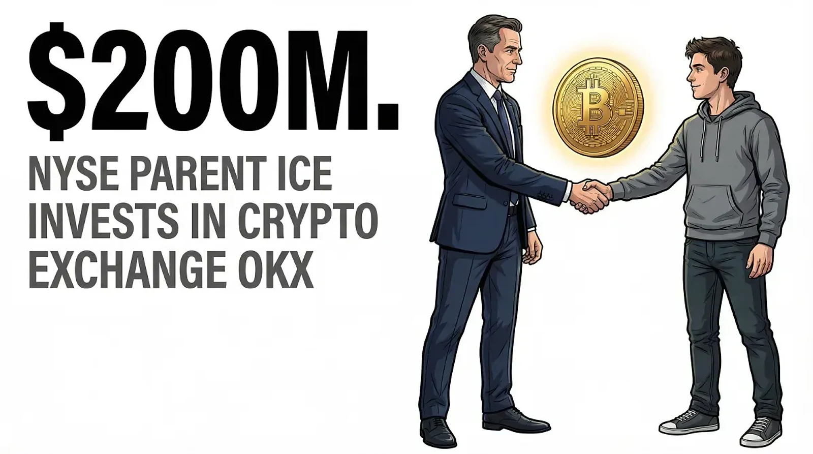 NYSE Parent ICE Invests in Crypto Exchange OKX at $25 Billion Valuation — editorial cover artwork