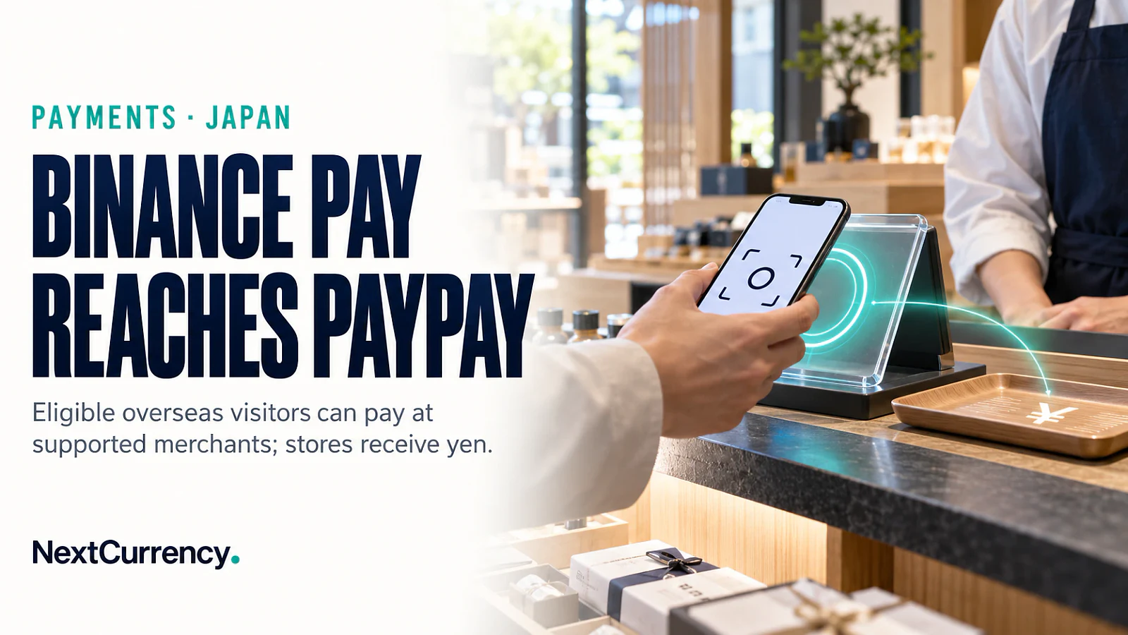 PayPay Adds Binance Pay for Overseas Visitors in Japan — editorial cover artwork