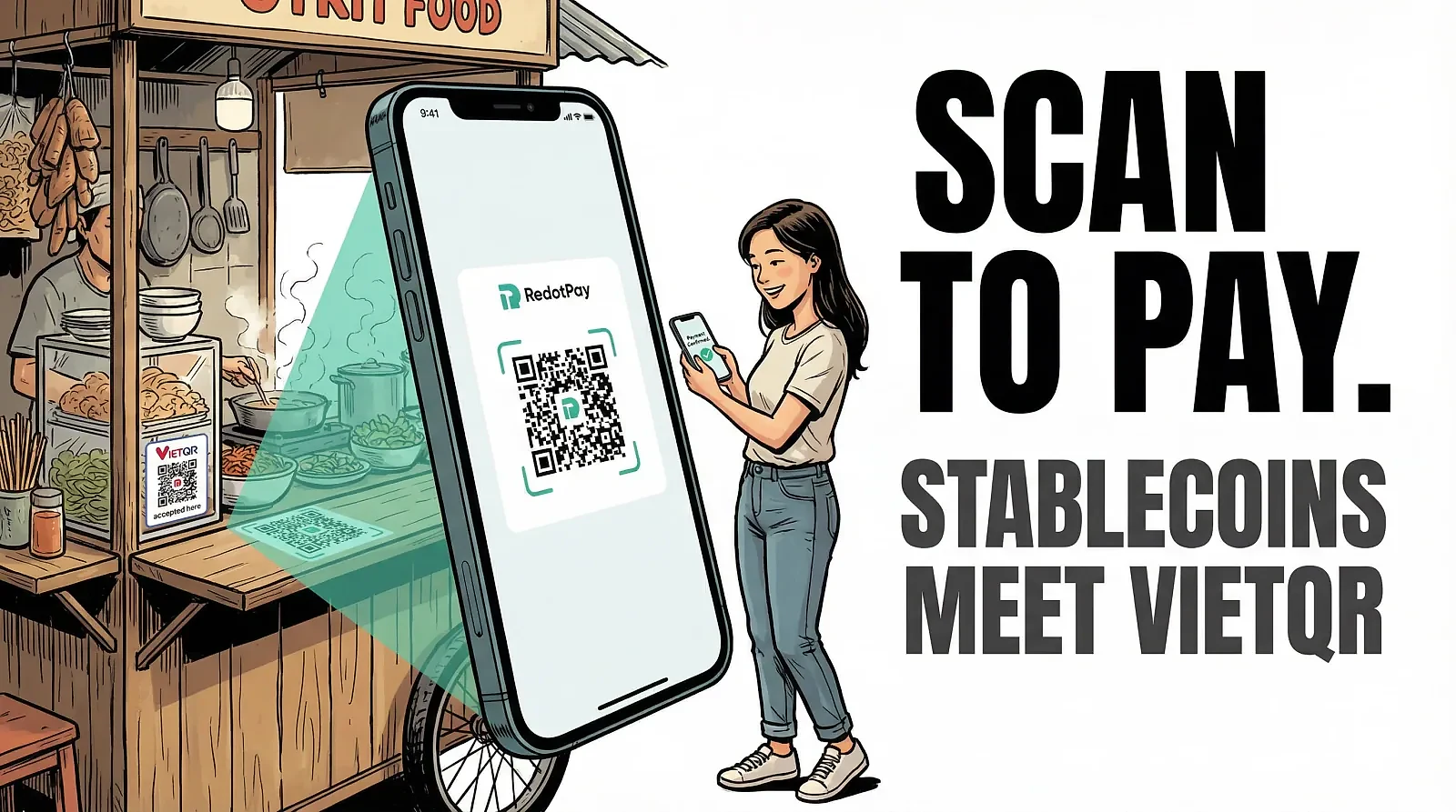 RedotPay Launches Scan to Pay with VietQR, Targeting Stablecoin Spending in Vietnam — editorial cover artwork