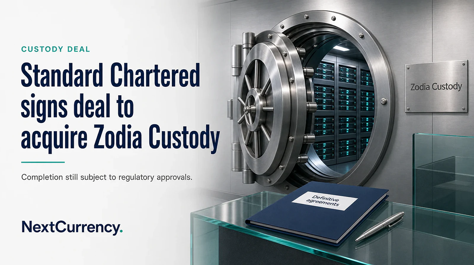 Standard Chartered Signs Definitive Agreements to Acquire Zodia Custody — editorial cover artwork
