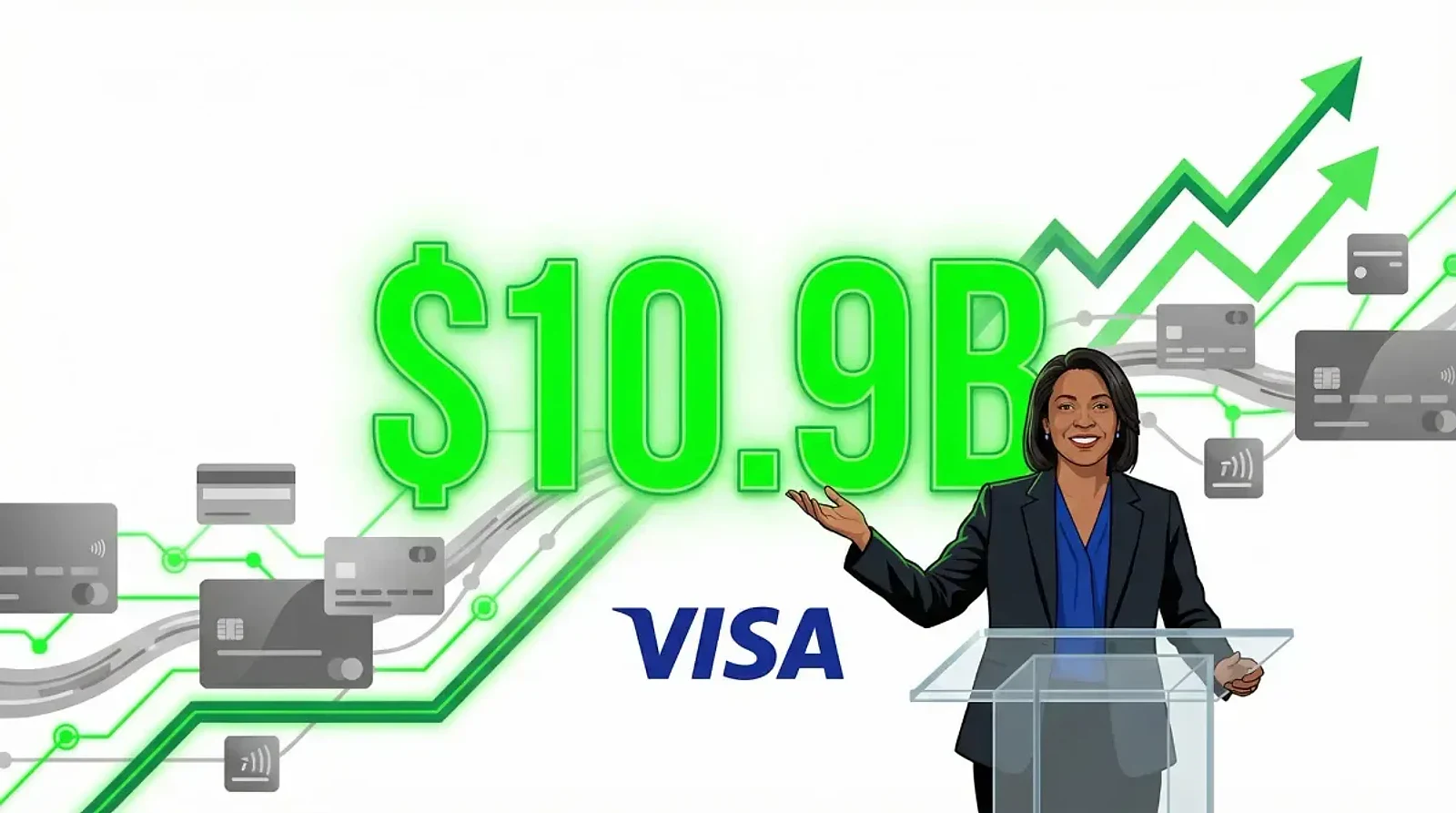 Visa and Mastercard Play Down Stablecoins While Quietly Building Crypto Infrastructure: The Great Contradiction of 2026 — editorial cover artwork