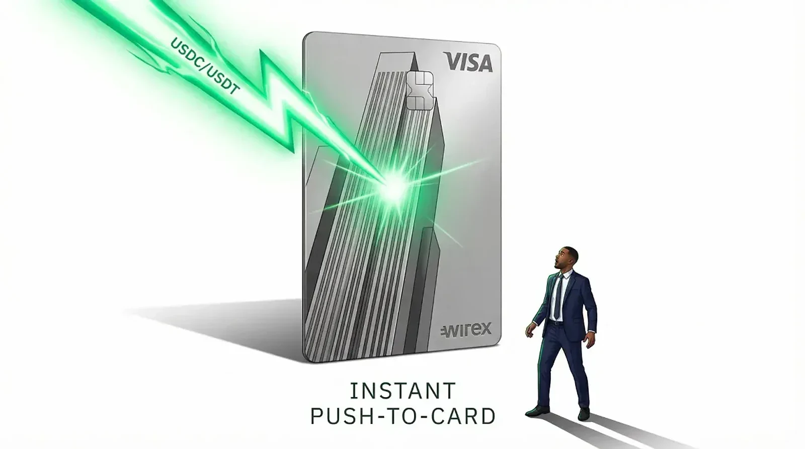 Wirex Bridges Crypto and Fiat: Visa Direct Powers Global Stablecoin Payouts — editorial cover artwork
