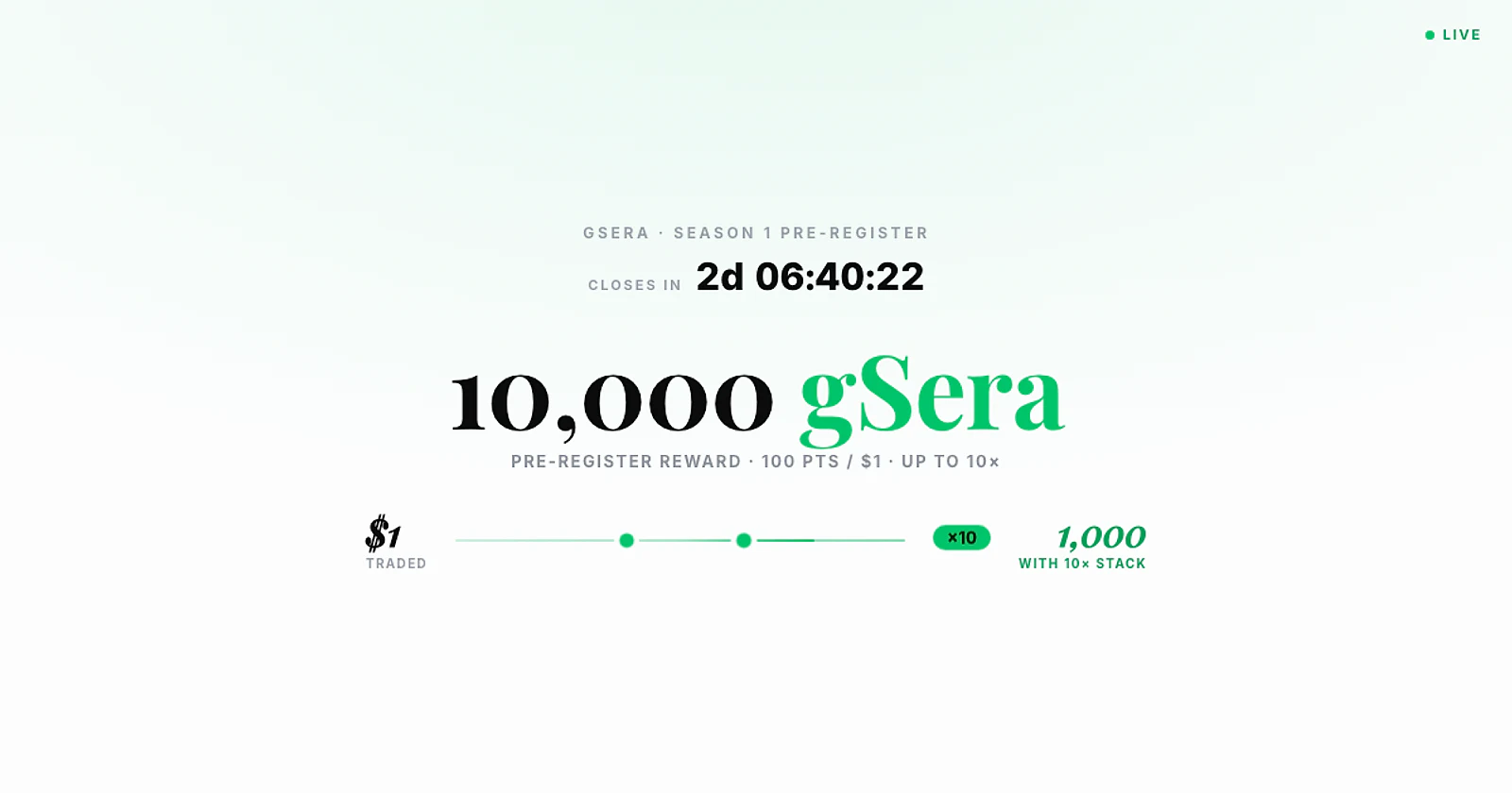 Sera's loyalty program's pre-registration enters final 48 hours after strong launch response — editorial cover artwork
